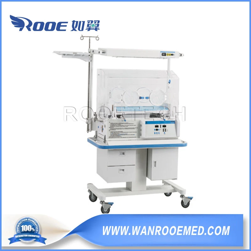 High Grade Air and Baby Mode Infant Neonatal Newborn Incubator with Cabinet