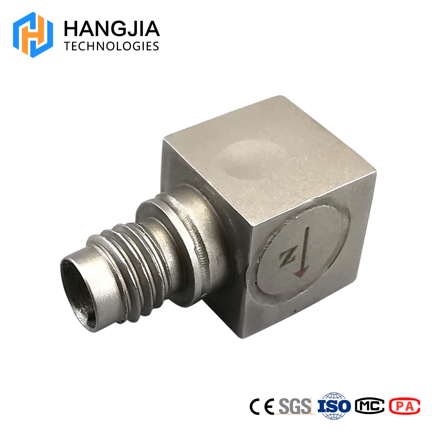 Sensor de aceleração triaxial Miniatura Electrocircuit 8.5G Peso