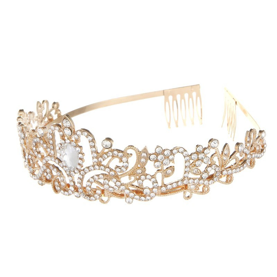 Mode bandeau de la Couronne de cristal Accessoires de cheveux partie des fournitures