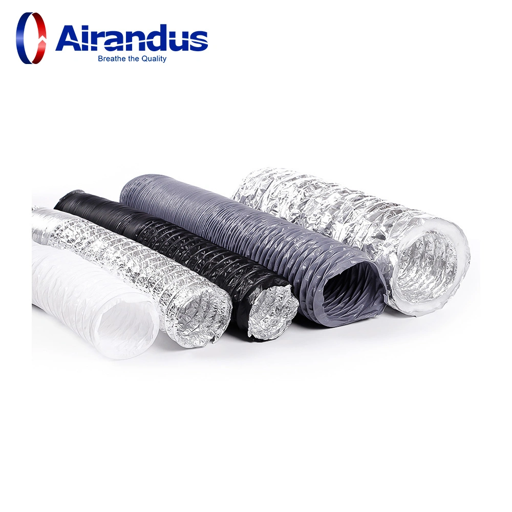 Factory Price Ventilation Spare Parts Air Duct Aluminum Insulated Flexible Duct for HVAC System