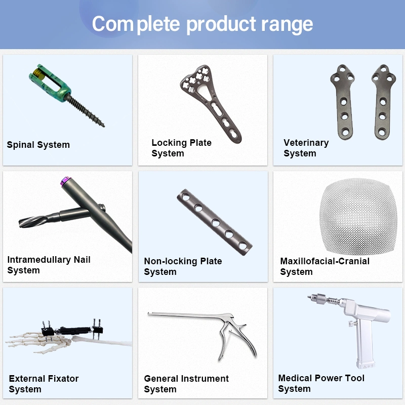 Titanium Trauma System One-Third Tubular Locking Plate Orthopaedic Implant