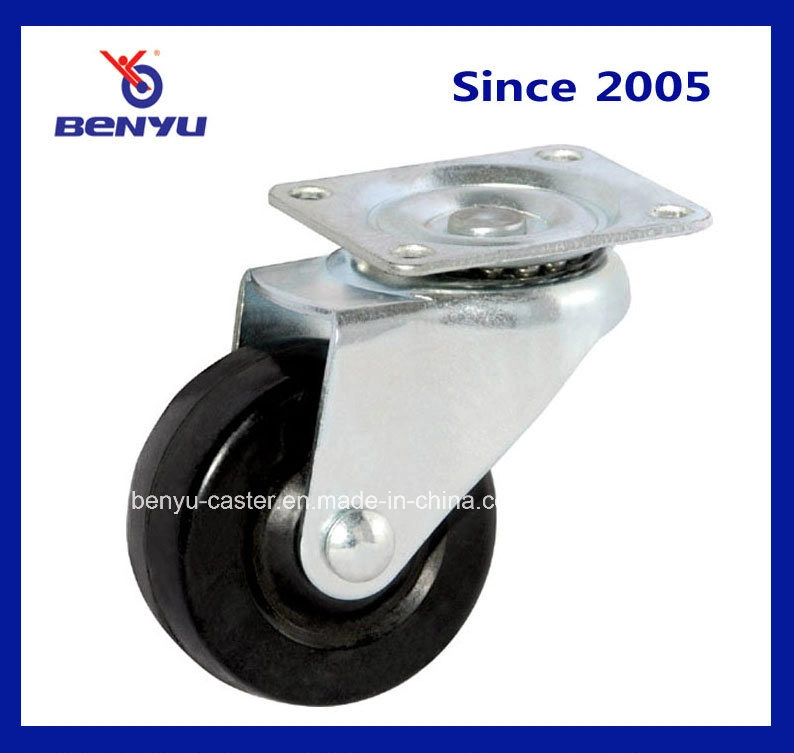 Light Duty Casters with Threaded Stems and Side Brakes