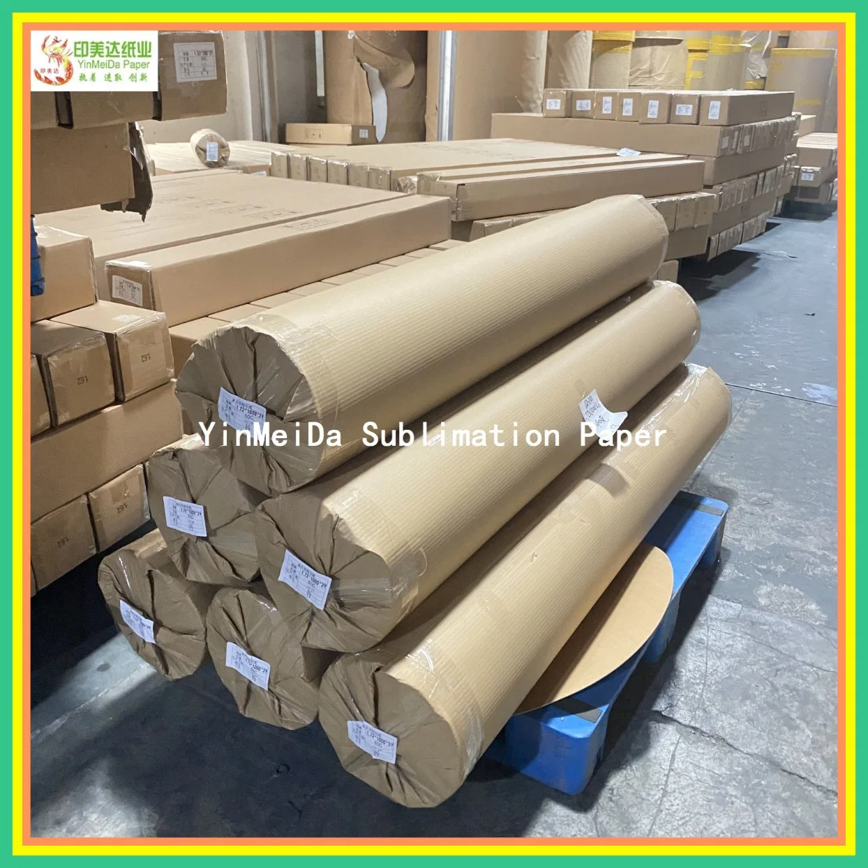 Factory Wholesale/Supplier 35/40/45/50/60/65/70/80/90/100/110/120 GSM Heat Sublimation Transfer Paper for Digital Textile Printing