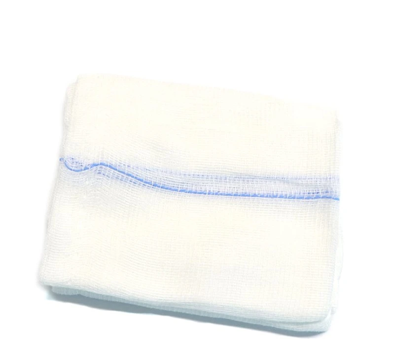 Consommables ce, consommables médicaux de découpe de gaze approuvés ISO, Gauze Swab de 10 cm X 10 cm Gauze Medical