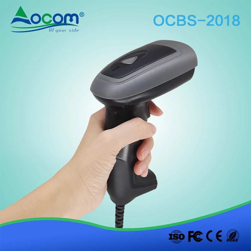 2D alámbrico Ocom POS escáner de códigos QR CMOS de dispositivo lector de código de barras