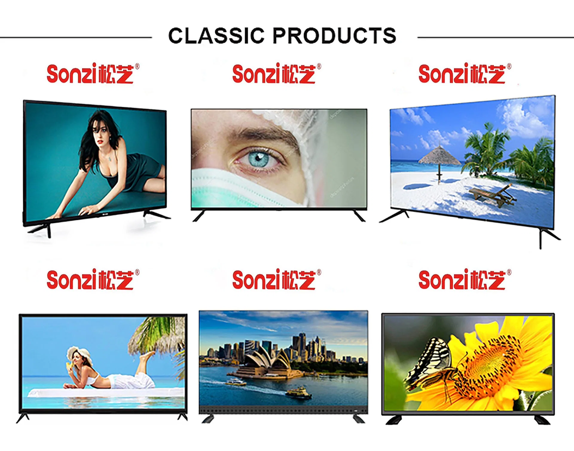 65 pulgadas Hot Sale Nuevo Diseño buena calidad 4K Internacional TV LED con Precio al por mayor