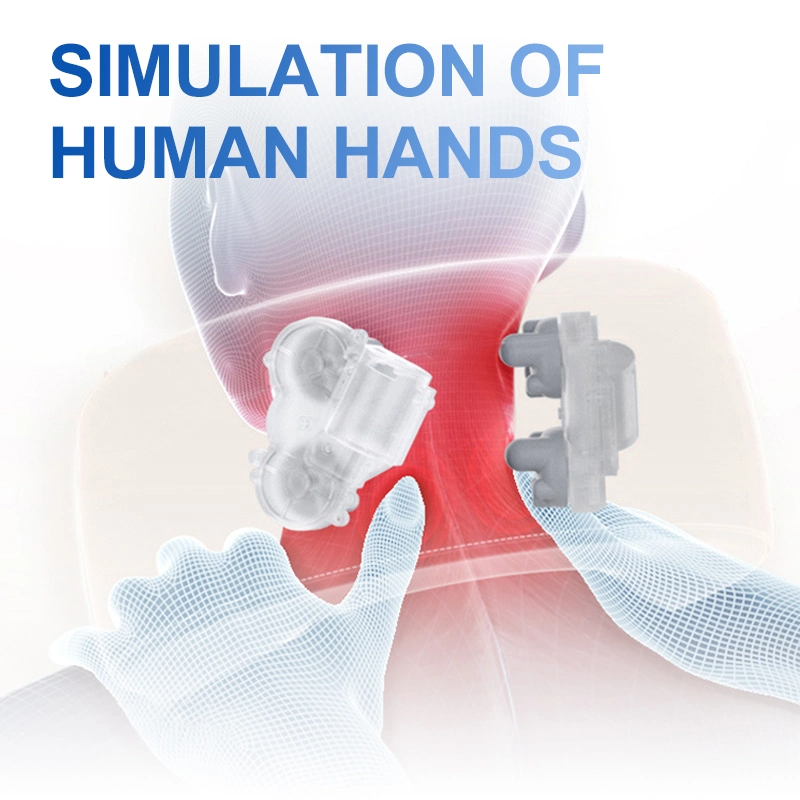 OEM Emulated Human Kneading Apply Heat Intelligent Cervical Vertebra Massager