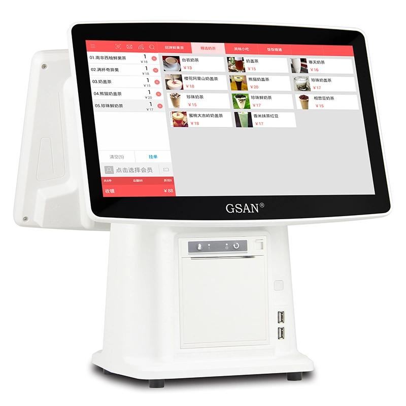 15.6'' Touch Screen Windows Electronic Cash Register for Restaurant