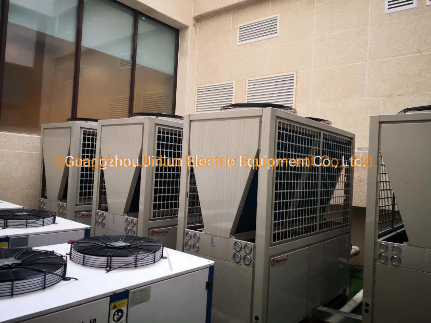 Electronic Component Air Source Heat Pump High Tempertaure Top Blowing