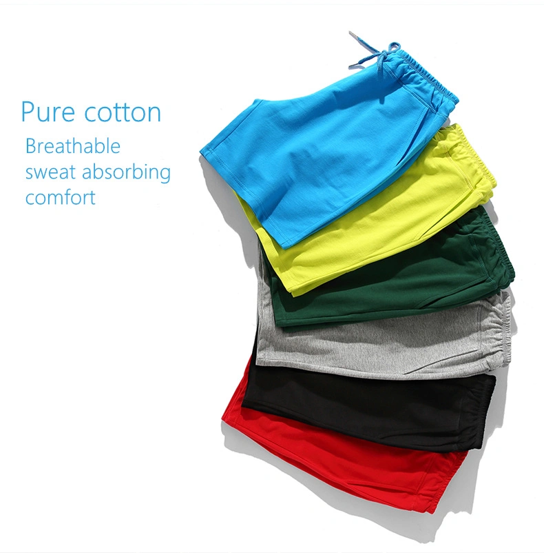 Men Summer Shorts Mens Fitness Mesh Cotton Running Athletic Shorts for Men