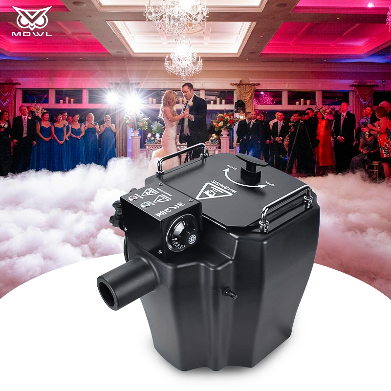 DJ Equipment Wedding 3500W Dry Ice Machine Low Ground Fog Machine Stage Effect Party Water Smoke Machine