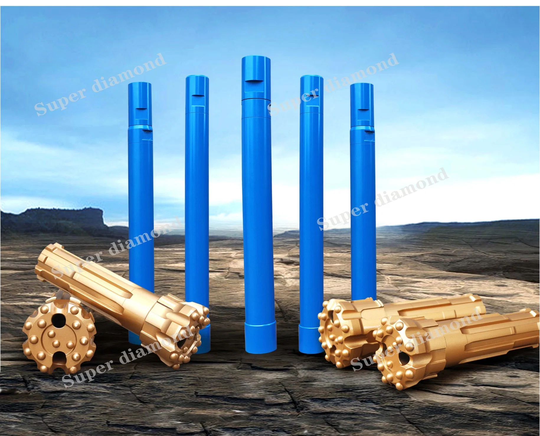 DTH Hammer Re543 Reverse Circulation Hammer for Hard Rock Drilling Demolition Exploitation Mining