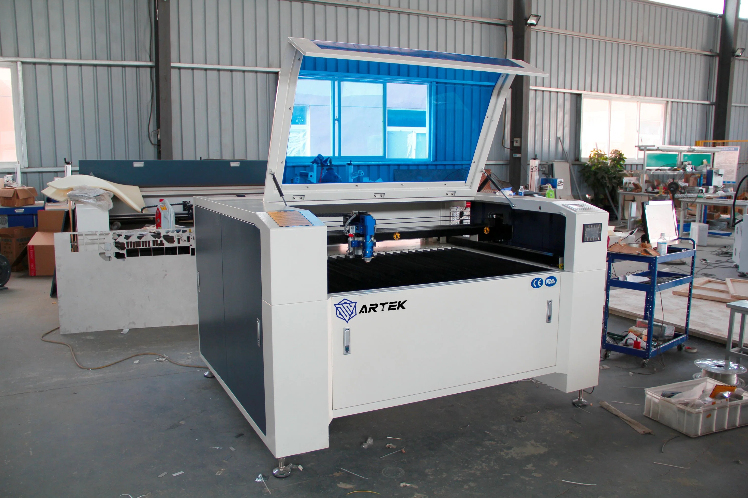 Hybrid CO2 Laser Machine / Wood and Stainless Steel Laser Cutting