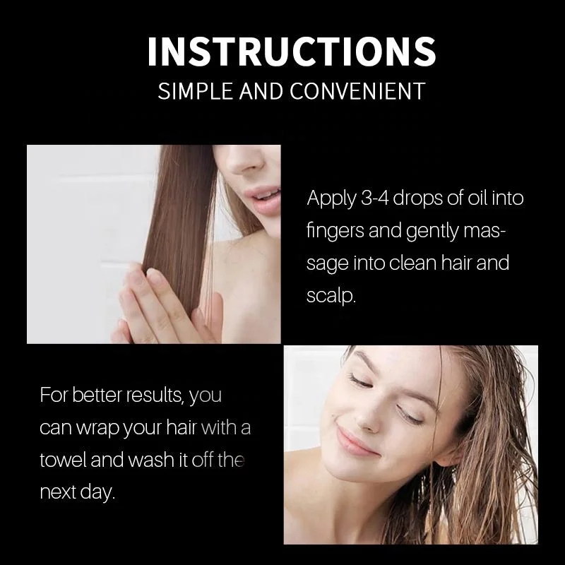 Hair Growth Hair Loss Treatment Black Rice Nourishing Spray