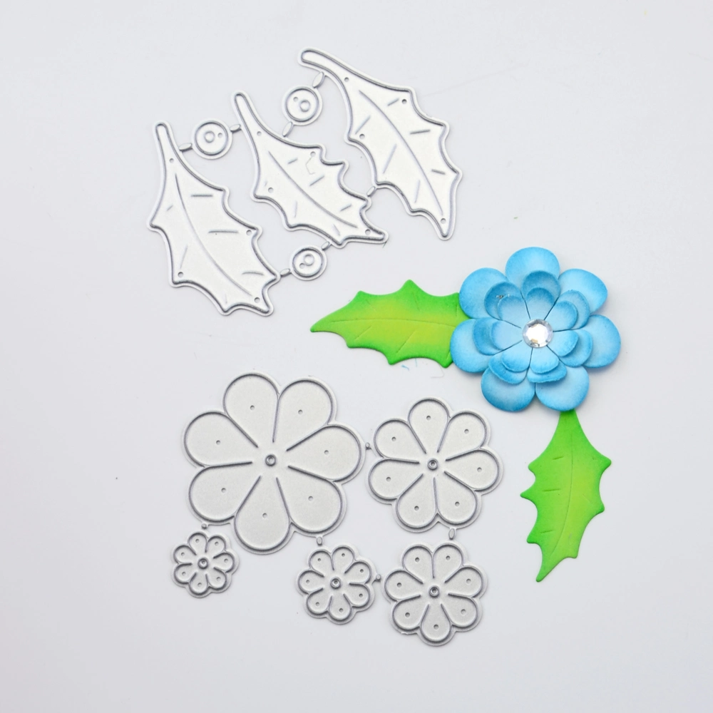 3D Papier Blume Blatt Scrapbooking Metall Schneiden sterben für Geschenk Verpackung Home Dekoration Karte Machen