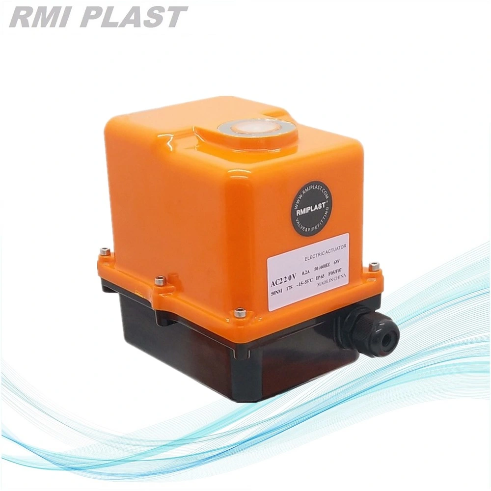 Small Type Plastic Body Electric Actuator for Ball Valves Butterfly Valve Install ISO 5211