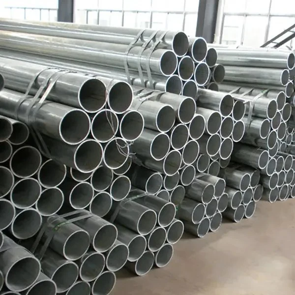 Ms Steel ERW Carbon ASTM A53 Galvanized Iron Pipe Welded Sch40 Pipe Galvanized Steel for Building Material