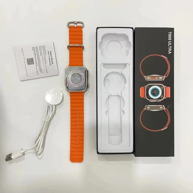 2023 New Watch T900 Ultra Smartwatch Series 8 Sports Smart Watch Ultra NFC Bt Call Sports Watches Wireless Charging 2.09 Inch