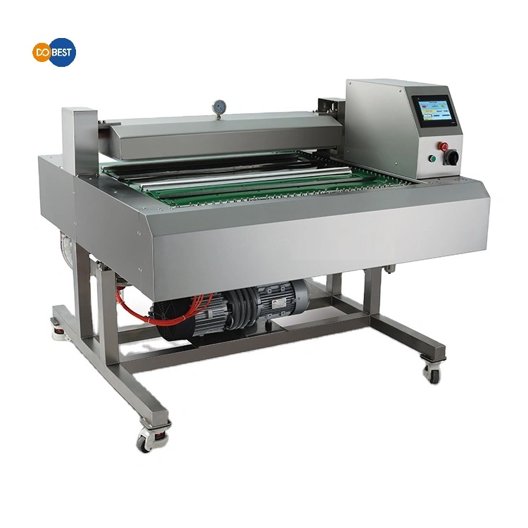Automatic Stainless Steel Small Continuous Vacuum Packing Machine with Spare Parts Roll Packing Vacuum Pack Machine/Package
