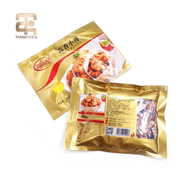 Китай производитель Food Grade прозрачной пластиковой ламинированные вакуумный пользовательский пакет мясо курицы рыб и замороженные продукты чехол