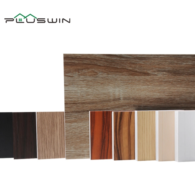 3-25mm color madera laminada de la película de la hoja de PVC de la junta de espuma de PVC para muebles