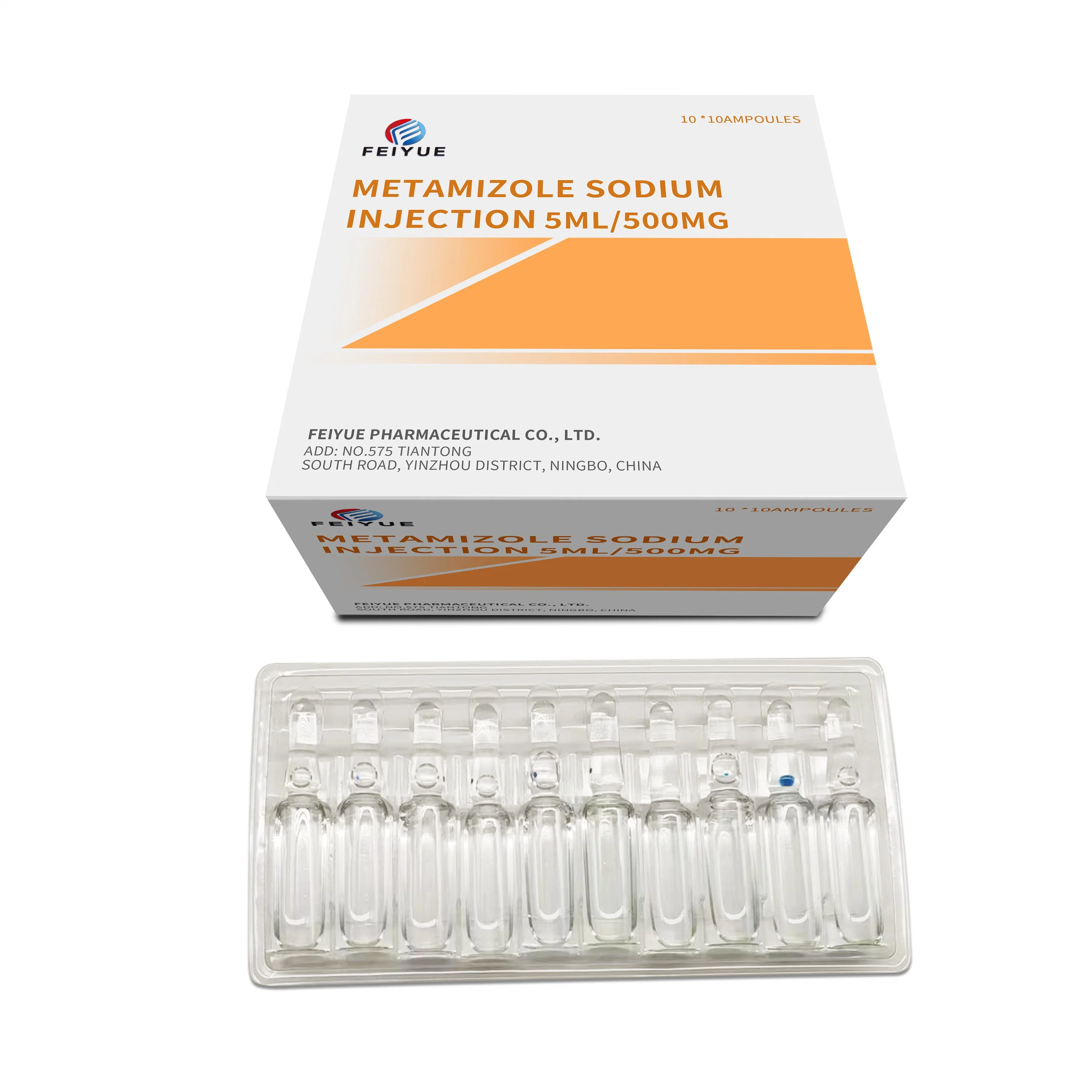 Metamizole Sodium Injection 5ml: 500mg 5ml: 2.5g with GMP