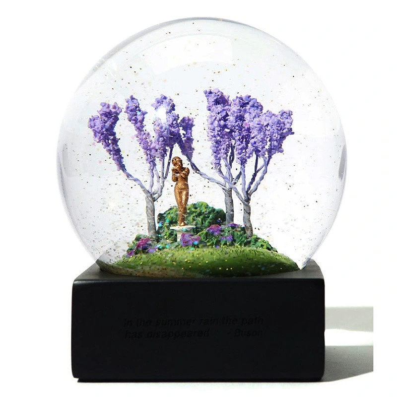 Resin Snowglobe 150mm Glass Snow Ball Snow Globe Home Decor