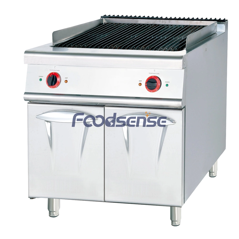 Electric Range with Grill BBQ Hotel Restaurant Professional Kitchen Barbecue Grill Equipment