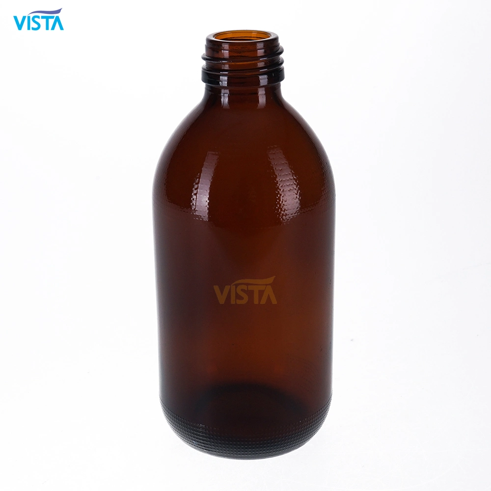 200ml Amber Glass Bottles Pharmaceutical Grade Bottles Syrup Medicine Glass Bottle with Screw Top