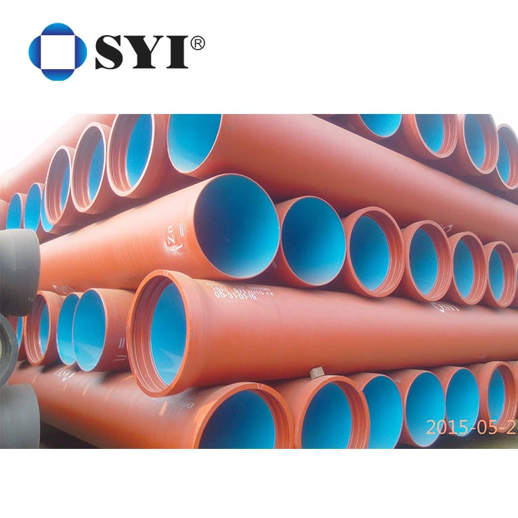 Syi ISO2531 En545 C25 C30 C40 tuyau en fonte ductile Liste de prix