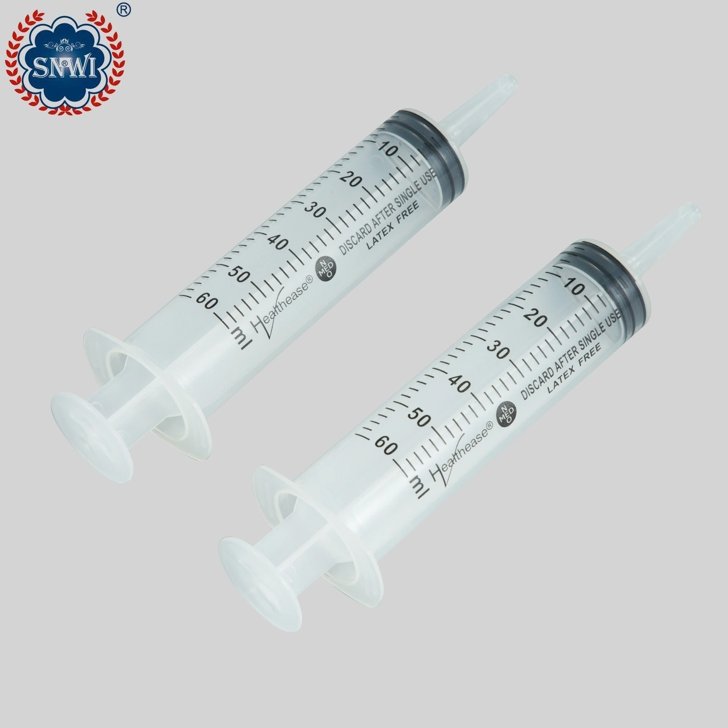 Hospital Medical Supplies 2parts 2ml 5ml 10ml 20ml Plastic Disposable Injection Syringe