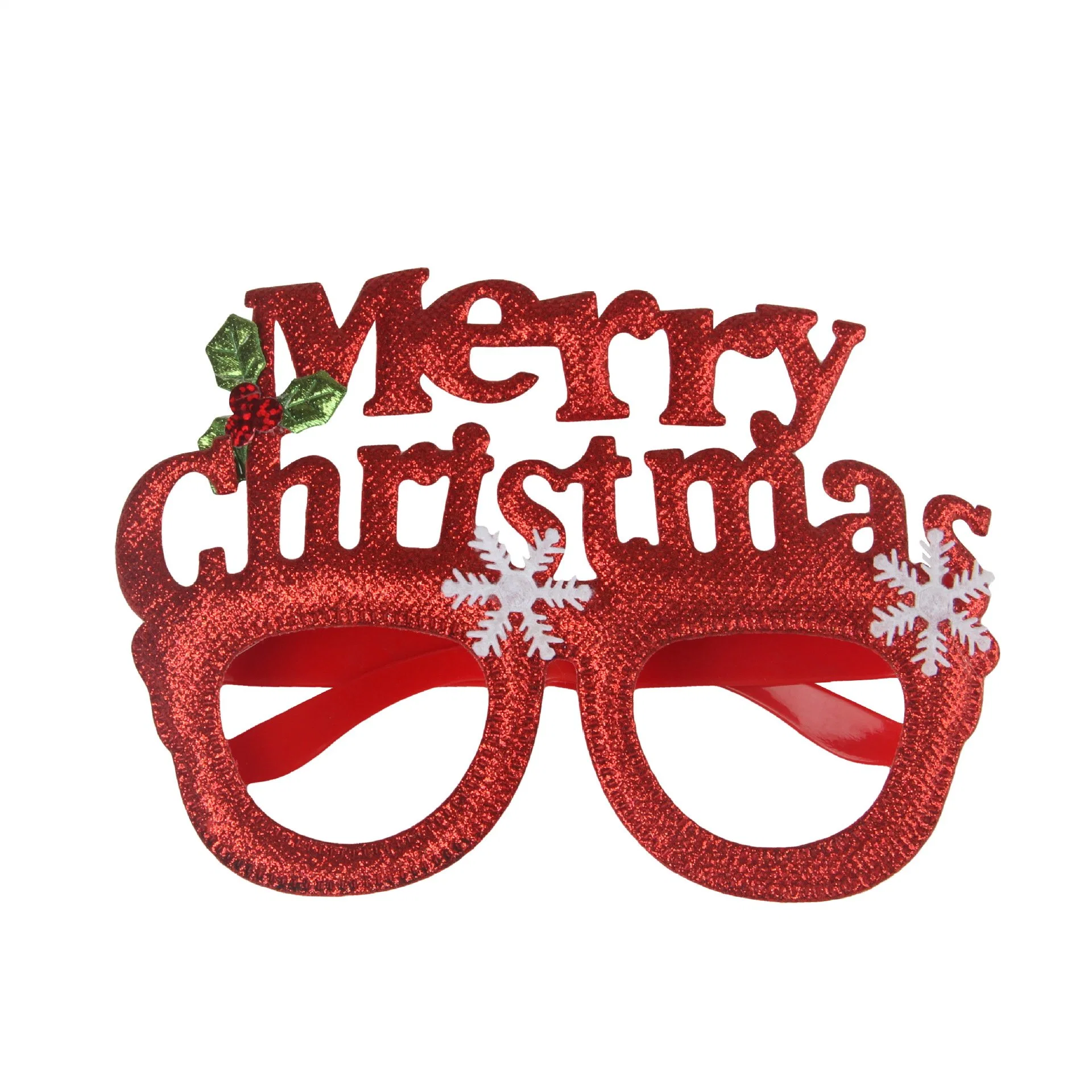 Christmas Decoration Glasses Frame Christmas Gift Glitter Glasses Cg-1001