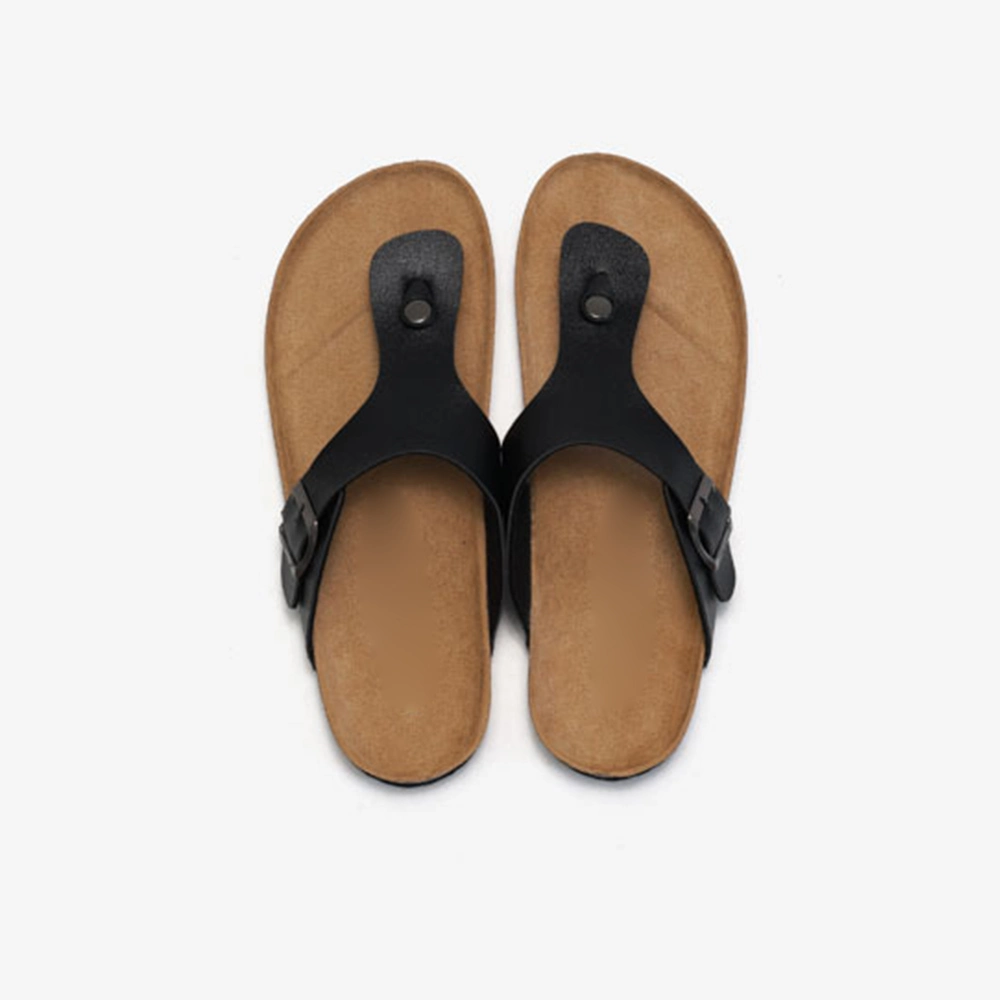 2023 populaire Beach chaussons femmes décontracté cuir Cork Sandals femmes Tongs