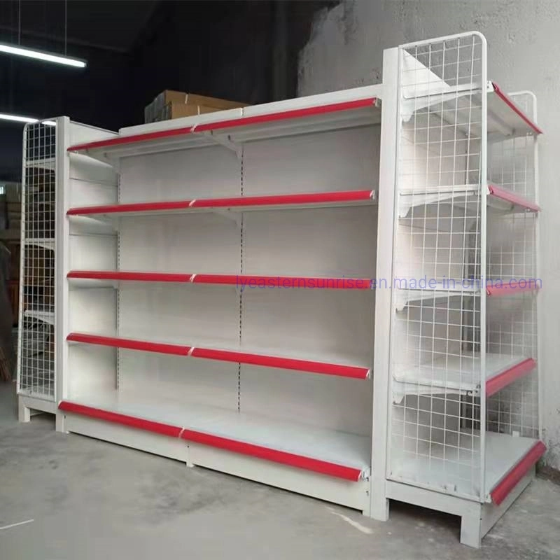 Heavy Duty Supermarket Metallic Shelf, Store Display Rack, Grocery Shelving