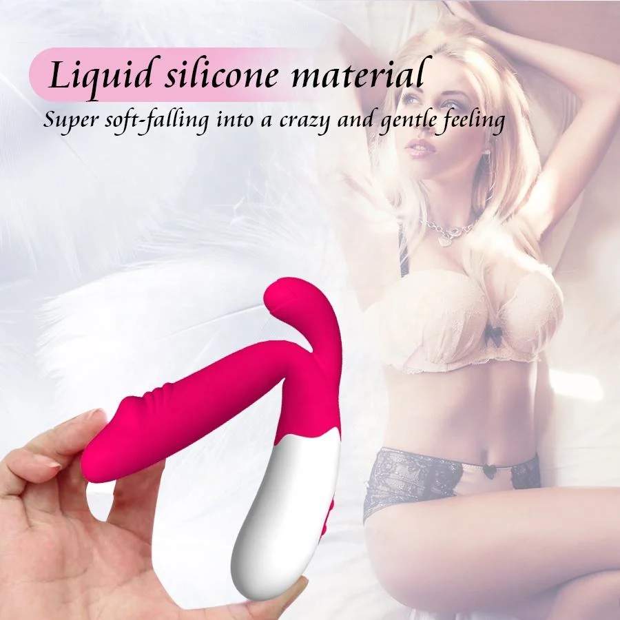 Good Price Realistic Rabbit Vibrator 30 Speeds Mode Sex Toy Dildo for Women Couple Adult