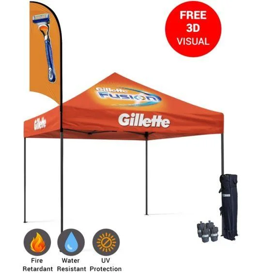 Custom Printing Pop up Market Tent Gazebo Event Tent with Logo