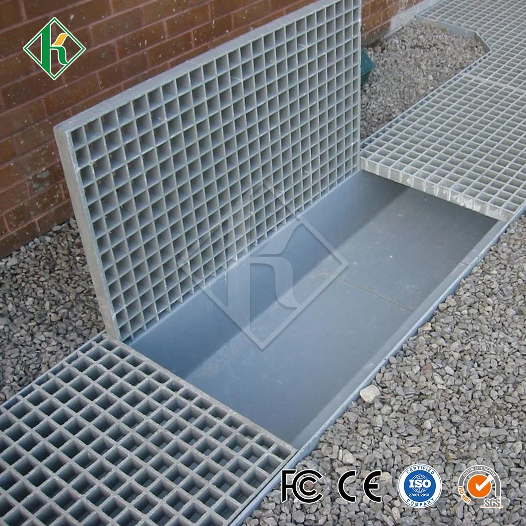 Kaiheng Galvanized Steel Grating Manufacturers Rectangular Trench Cover China Drain Steel Grating