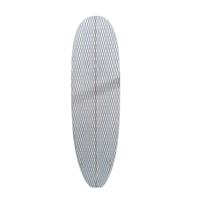 El Bluebay China Proveedores de tabla de surf 7FT Funboard personalizada EPS de chapa de madera Tabla de surf con malla de carbono