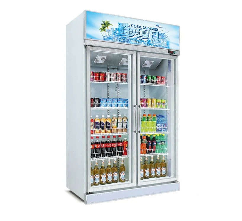 Glass Door Beer Fridge Cooler Refrigerator Freezer