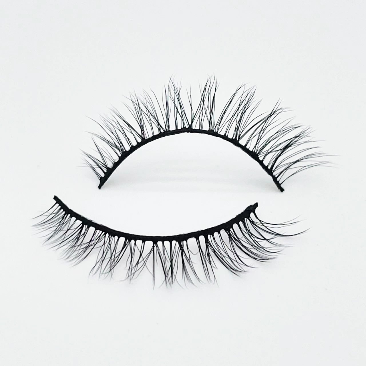 5D Silk Eyelashes 10mm Crisscross Handmade False Eyelashes Thick Faux Mink Eyelashes