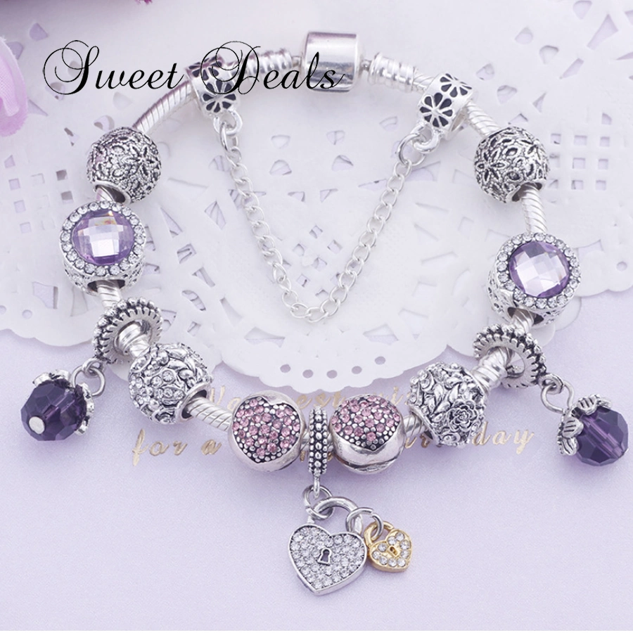 Mode Amethyst Armband Design Sense Ethnische Armband Schmuck