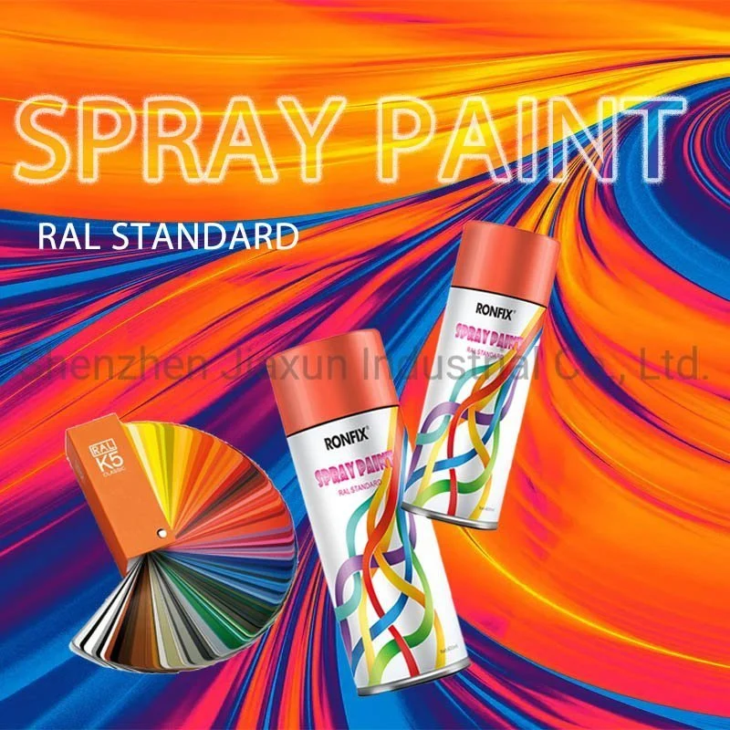 Ronfix Sprühfarbe RAL Standard, Custom Color Sprühfarbe (RAL &amp; PANTONE), Aerosol Sprühfarbe, Acryl Sprühfarbe, Auto-Farbe