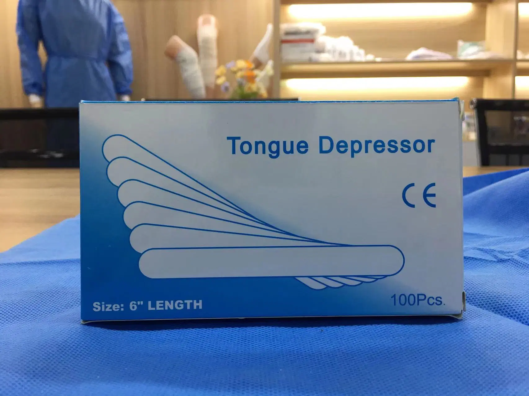 Cheap Medical Adult Children Disposable Sterile 14cm Wooden Tongue Depressor