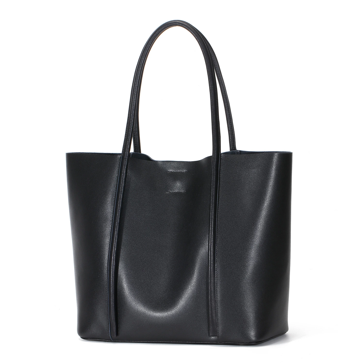 Bolso de piel suave Split Bolso de mano para mujer Lady Bolso de mano en Bolsa de gran capacidad elegante