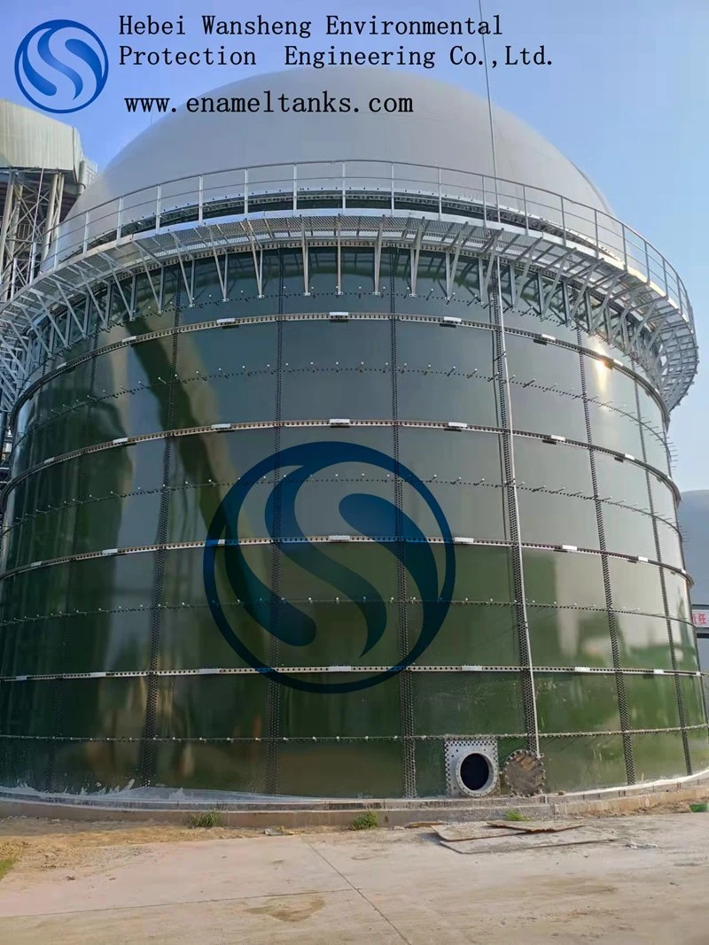 Glass Fused to Steel Tanks Using in Converting Waste to Energy Biogas Plant Project