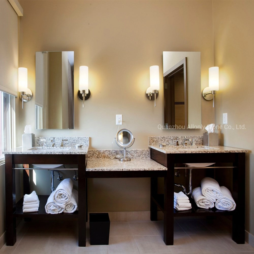 Modular Natural Stone China Tiger White Granite Countertops for Bathroom