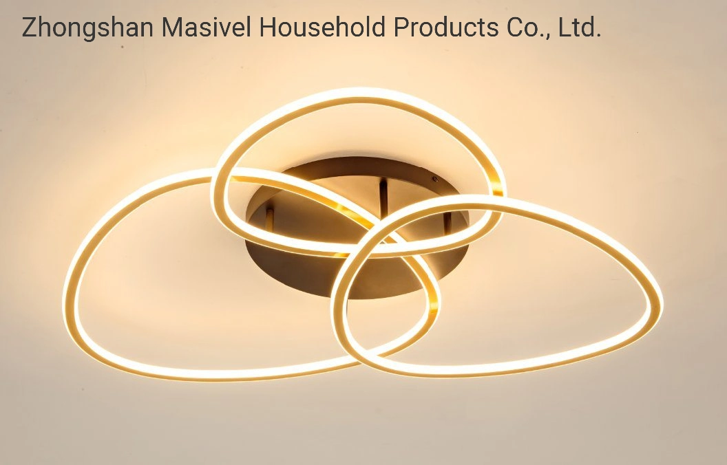 Masivel Factory CE SAA Certificated 3-Ring Type LED Ceiling Light 100W