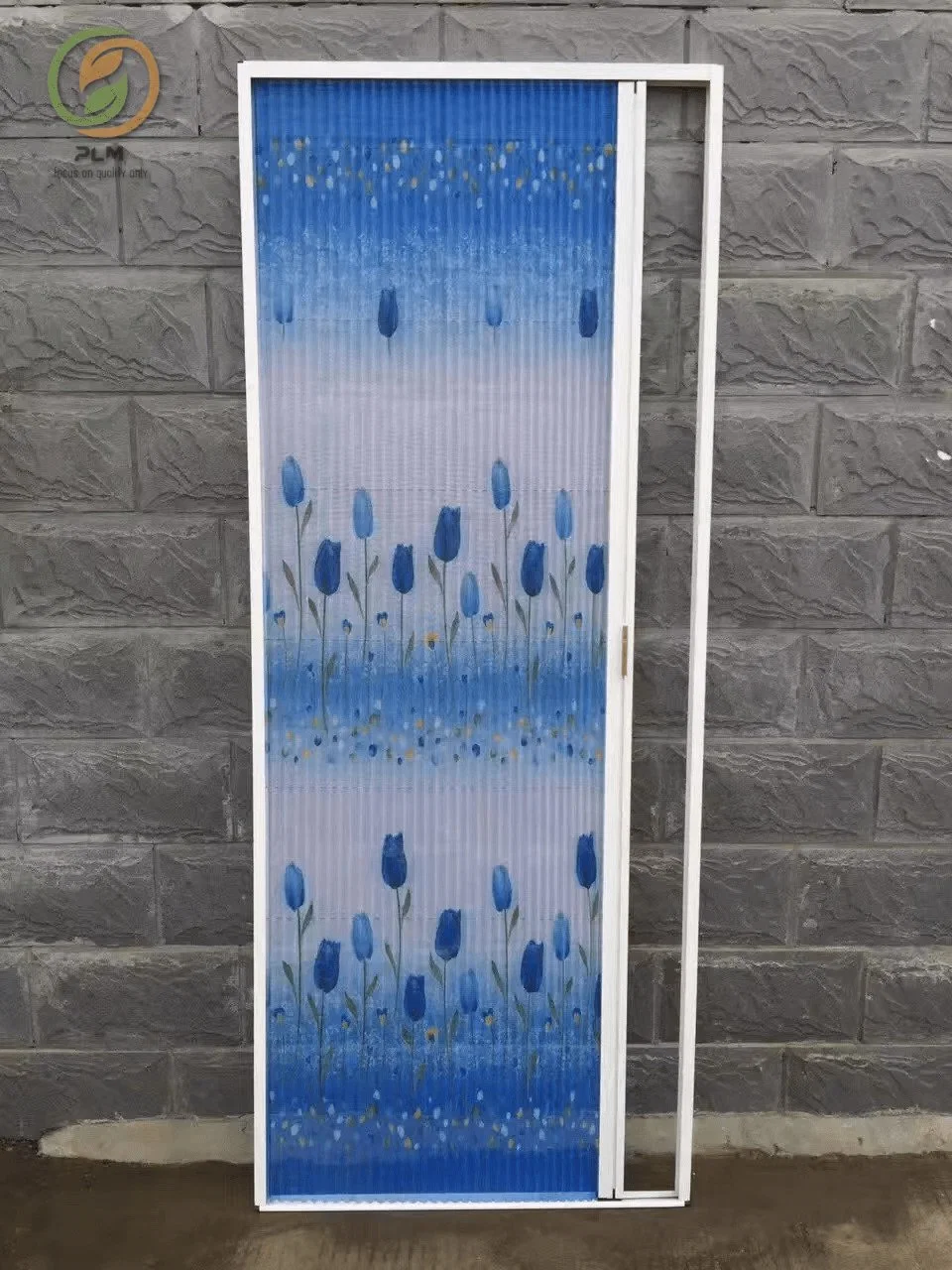 Manufacturer Price for Polyester Pleated Printed Insect Screen for 2.4m and 2.1m