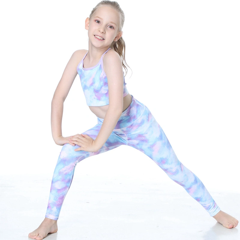 Luxueux Vêtements d'entraînement pour les enfants et parents tissu respirant mignon Bébé Confort yoga s'adapter à définir les filles de danse Fitness Tennis Sportswear