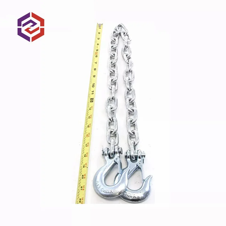 Galvanized Trailer Safety Chain with Slip Hook